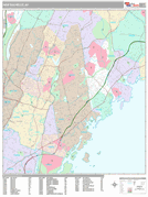 New Rochelle Digital Map Premium Style